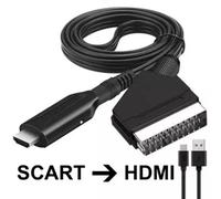 MadeokoLTD Scart To Hdmi Converter Audio Video Adapter For Hdtv Sky Box Stb Plug Hd Tv Dvd