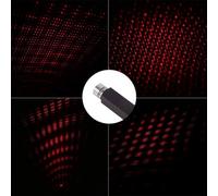 MadeokoLTD Usb Car Atmosphere Red Star Light Mini Led Projection Lamp Star Night Laser