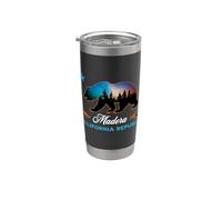 Madera California Republic Bear Silhouette Starry Night Stainless Steel Insulated Tumbler