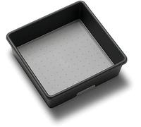 madesmart Classic 6.80" x 6.80" Bin - Granite | CLASSIC COLLECTION | Multi-Purpose Storage Organizer | Soft-grip Lining and Non-slip Rubber Feet | Easy to Clean | Durable | BPA-Free