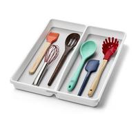 madesmart® Classic Large Utensil Tray Drawer Organizer, White