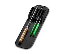 madesmart Premium Antimicrobial Classic Small in-Drawer Knife Mat, Soft-Grip, Non-Slip Drawer Organizer, Long-Lasting Home Organization, EPA Certified, Carbon