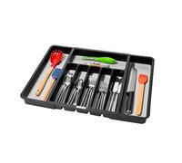 madesmart Silverware Tray, Granite, 8 Compartment Expandable