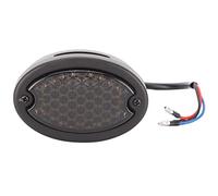 Motorcycle Retro LED Rear Tail Light Indicator Stop Brake License Plate Lamp Smoked Lens