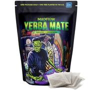 MADFLOW Yerba Mate Tea Bags (100 Mate Tea Bags) | Organic & Unsmoked | Resealable Packaging | Alternative to Yerba Mate Loose Leaf