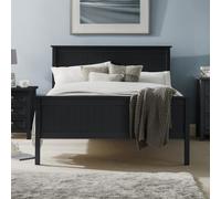 madge wooden single bed in anthracite