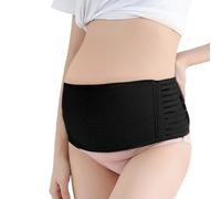 MADGININE Maternity Belly Bands & Support Adjustable,Belly Bands for Pregnancy Pain Relief Back,Hip & Pelvic Floor,Pregnancy Belt Support Ideal for Postpartum Recovery (L,Black,80-110cm)