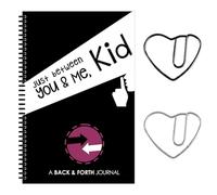MADGININE You and Me Kid Journal,Back and Forth Journal,Just Between You And Me Kid Journal Suitable for Building a Strong Relationship Between Parents and Children Comes with 2 Bookmarks
