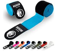 MADGON Boxing Wraps with high-grade Hook and Loop Strap and Thumb Loop - 3m / 3,8m / 4,5m - Durable Hand Wraps for MMA, Boxing, Kickboxing, Sparring - Wrist Wraps - Excellent Sweat Absorption