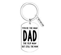 MADHAHEFU Best Dads Ever Gift Father's Day Gift for Dads from Daughter Son Funny Dad Keyring Birthday Gifts for Dad