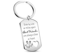 MADHAHEFU Best Friend Keyring Friendship Gifts for Women Best Friend Christmes Birthday Gifts for Bestie Keyring Sister Gifts Best Friend Present