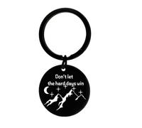 MADHAHEFU Inspirational Keyring Inspirational Gifts for Women Men Don't Let the Hard Days Win Keyring