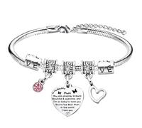 MADHAHEFU Mothers Day Gifts For Mum Mama Bracelet Mothers Day Bracelet For Mum Christmas Birthday Gifts For Mother From Daughter Son