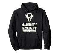 Madhouse Resident Funny Darts Double One Out Pullover Hoodie