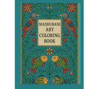 Madhubani art coloring book (Madhubani coloring art)