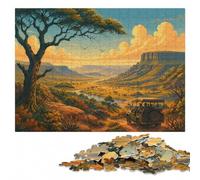 Madikwe Game Reserve South Africa Landscape Jigsaw Puzzle, 1000 Pieces | Jigsaw Puzzle for Adults - puzzle activity for spare time in spare time.