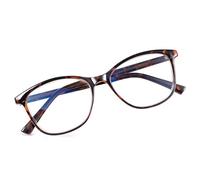 Madison Avenue Square Vintage TR90 Blue Light Blocking Reading Glasses for Women with Case, Anti Glare/Eyestrain Computer Readers Demi 3.0