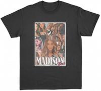 Madison Beer Collage Shirt Men Unisex Style T-Shirt Tee Tshirt BlackOne Size