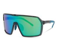 Madison Crypto Sunglasses - Crystal Gloss Smoke Frame / Green Mirror Lens