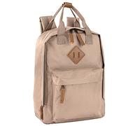 MADISON & DAKOTA Canvas Mini Backpack for Everyday & Day Pack Rucksack in Solid Color Blocks, Black, S, Rucksack Backpacks