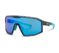 Madison Enigma Sunglasses in Blue Black Splatter with 3 Lens Pack one size