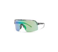 Madison Eyewear Crypto Air Crystal Smoke Sunglasses - Green Mirror Len