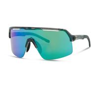Madison Crypto Air Sunglasses in Gloss Smoke Green Splatter with 3 Lens Pack one size