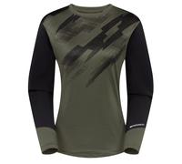 Madison Flux Trail Womens LS MTB Jersey Midnight Green/Black