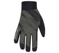 Madison Flux Waterproof Trail MTB Gloves Midnight Green Perforated Bolts