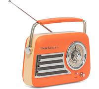 MADISON FREESOUND-VR40OR-MAT Portable Vintage Radio Bluetooth FM Orange