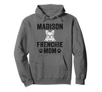 Madison Frenchie Mom Shirt French Bulldog Dog Coffee Lover Pullover Hoodie