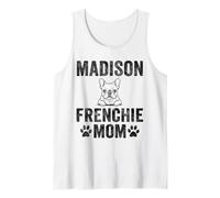Madison Frenchie Mom Shirt French Bulldog Dog Coffee Lover Tank Top