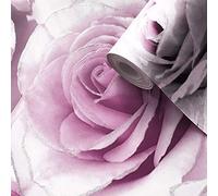 Madison Glitter Wallpaper Sparkle Flower Floral Rose Petals Blown Vinyl Muriva