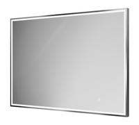 Madison Illuminated Dimmable LED Mirror with Demister and Touch Sensor | Polished Chrome | Glass/Aluminium | 1000mm x 700mm