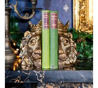 Madison & Mayfair Antique Gold Lion Bookends Madison & Mayfair Gold