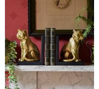 Madison & Mayfair Antique Gold Tiger Bookends Madison & Mayfair Gold