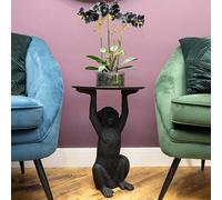 Madison & Mayfair Art Deco Monkey Side Table in Black Madison & Mayfair Black
