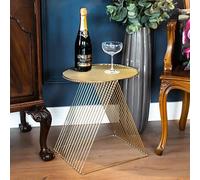 Madison & Mayfair Art Deco Style Wire Table - Gold Madison & Mayfair Gold