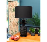 Madison & Mayfair Black & Gold Pineapple Lamp with Matching Shade Madison & Mayfair Black