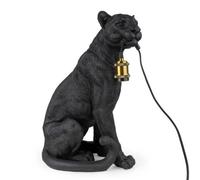 Madison & Mayfair Black Leopard Resin Lamp Base Madison & Mayfair Black