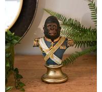 Madison & Mayfair Gentry Sculpture Gorilla Bust Blue