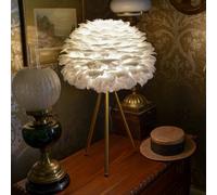 Madison & Mayfair Glamorous Brushed Brass Tripod Table Lamp