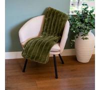Madison & Mayfair Green Faux Fur Throw Madison & Mayfair Green