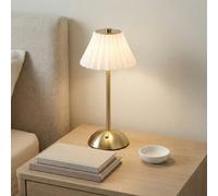 Madison & Mayfair Luna Luxe Led Touch Brass Table Lamp