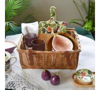 Madison & Mayfair Medium Wicker Hamper Basket - Honey in Light Brown Madison & Mayfair Light Brown