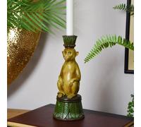 Madison & Mayfair Playful Monkey Candlestick in Gold Madison & Mayfair Gold