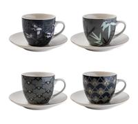 Madison & Mayfair Set of 4 Teacups and Saucers