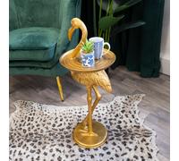 Madison & Mayfair Side Table Flamingo Antique Gold Madison & Mayfair Gold
