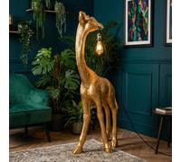 Madison & Mayfair Standing Giraffe Gold Floor Lamp