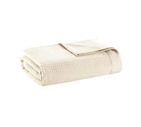 Madison Park 100% Egyptian Cotton King Size Bed Blanket for Summer Ivory